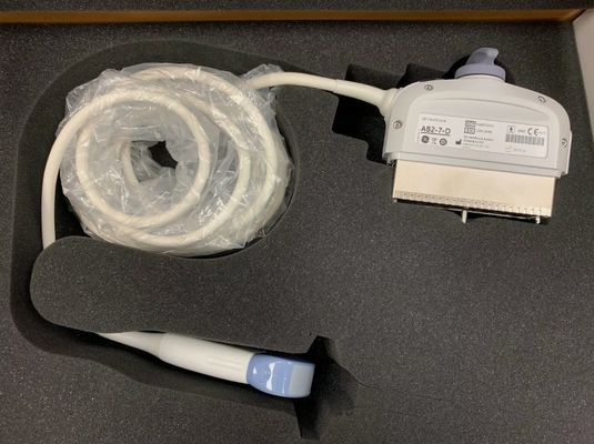 Diagnóstico Médico Sonda de Ultrassonografia GE AB2-7-D Scanner de Transdutor Convexo com Função